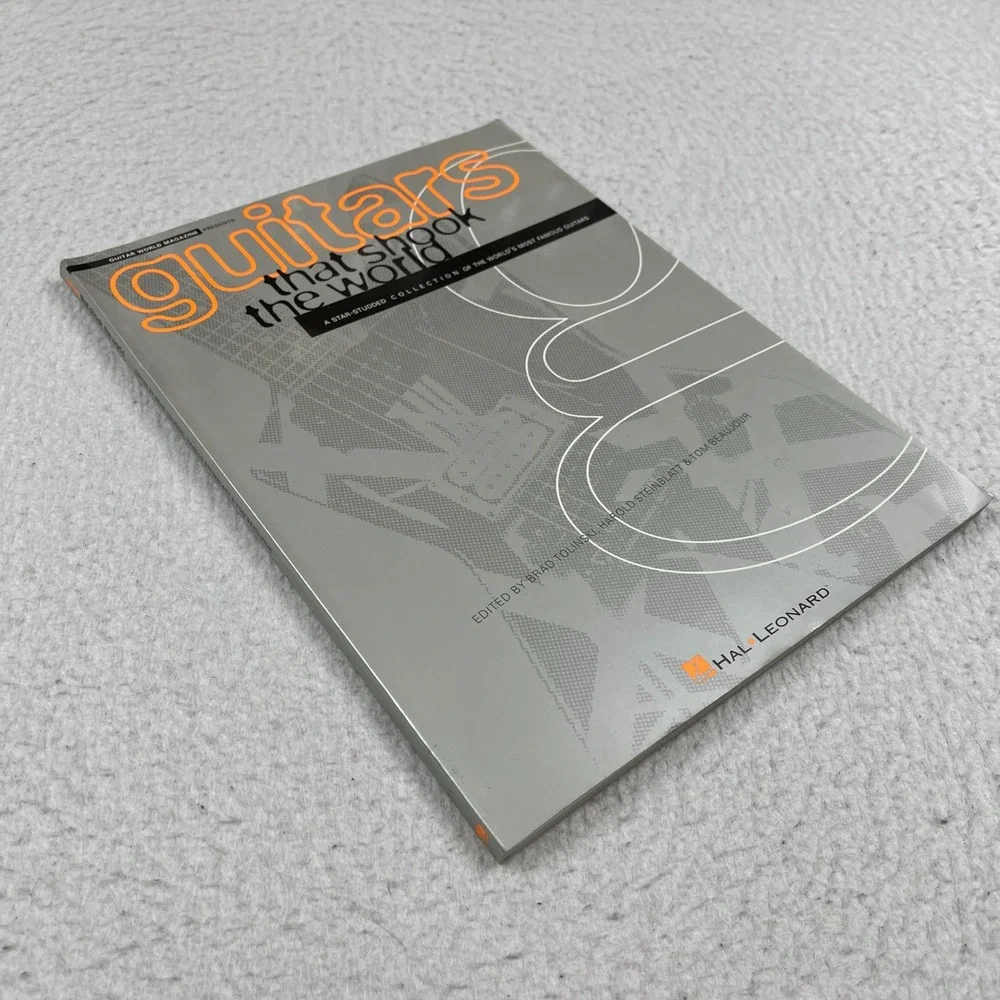 Hal Leonard‎ Guitars That Shook The World Book Unisex OS Gray Music History Rock